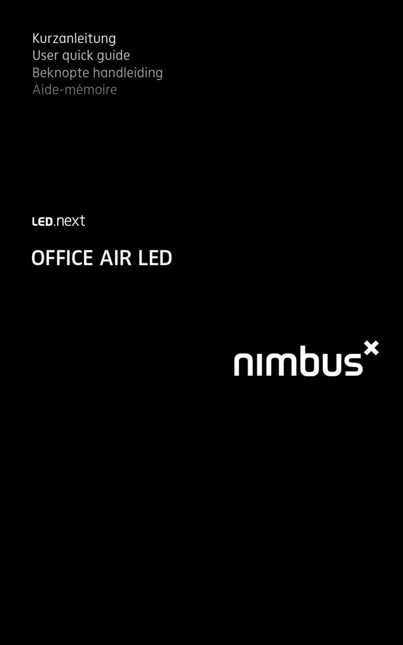 Nimbus Water Systems LED.next OFFICE AIR LED User quick guide Nimbus Water Systems LED.next OFFICE AIR LED User quick guide