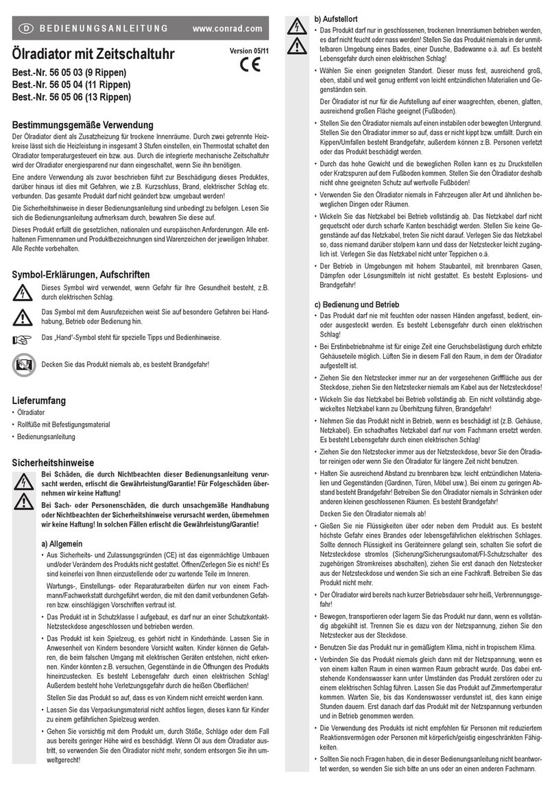 Conrad 56 05 03 User manual Conrad 56 05 03 User manual