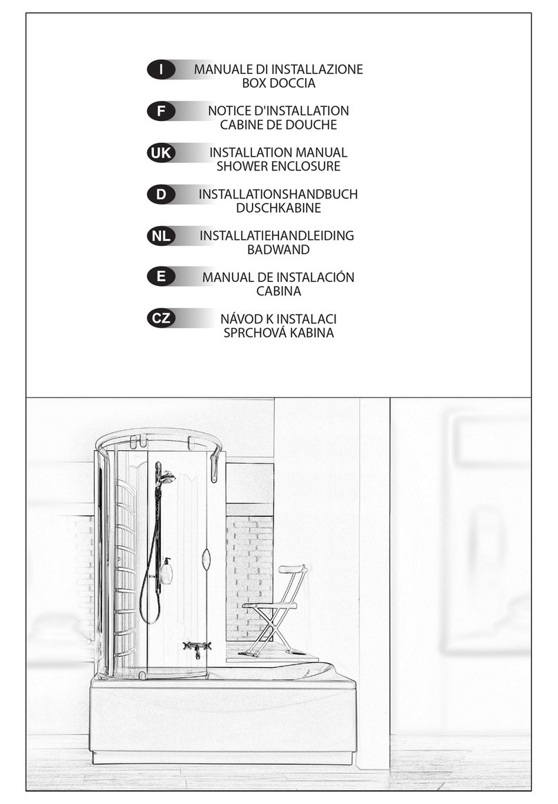 Novellini JOLLY 2 installation manual