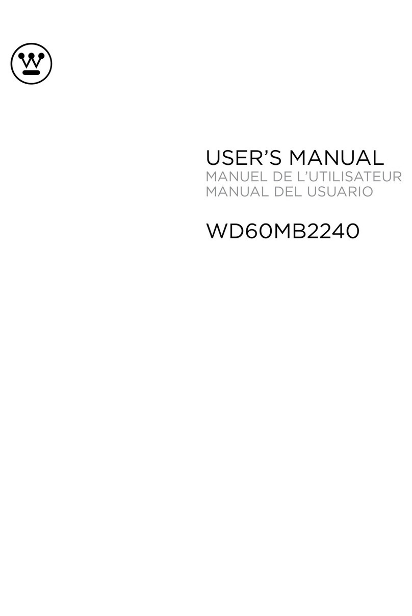 Westinghouse WD60MB2240 User manual Westinghouse WD60MB2240 User manual