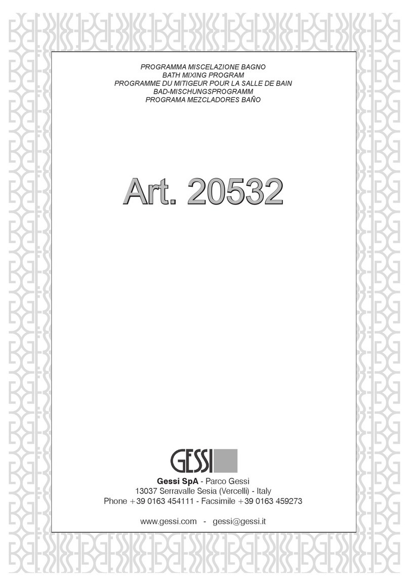 Gessi 20532 installation instructions