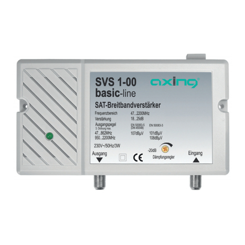 axing Basic-line SVS 1-00 Operation instructions