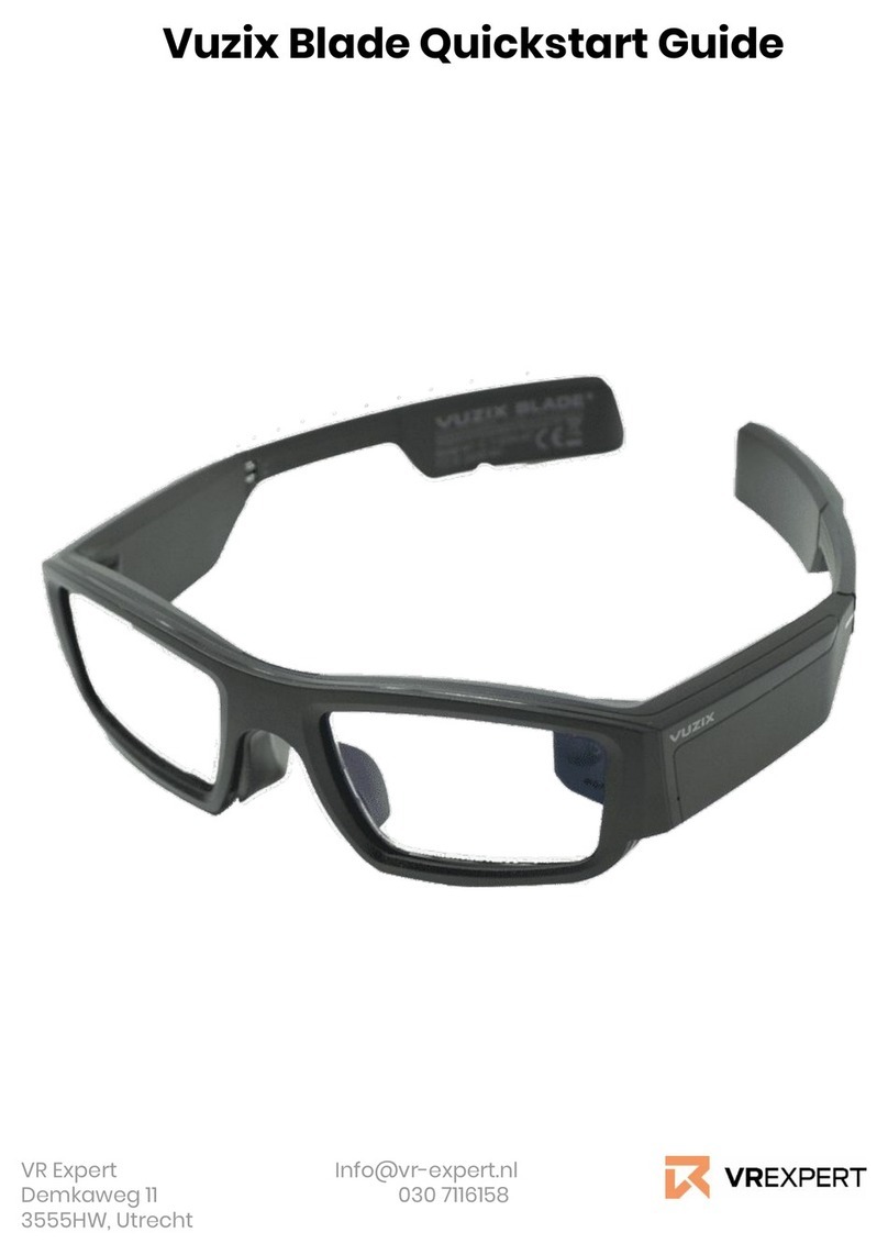 VR Expert Vuzix Blade quick start guide