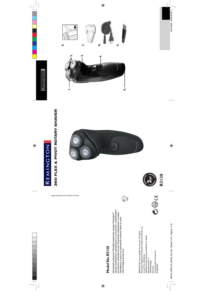 Remington R-3130 User manual