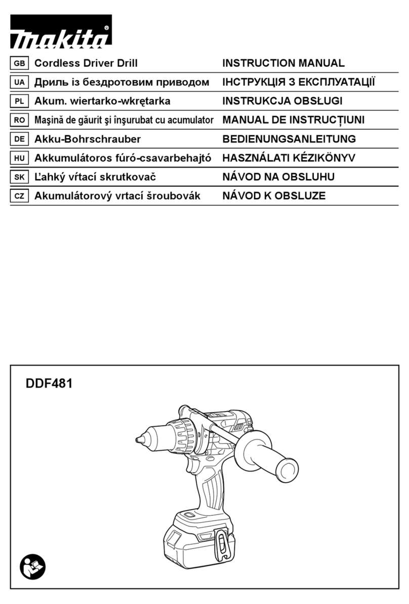 Makita DDF481 User manual