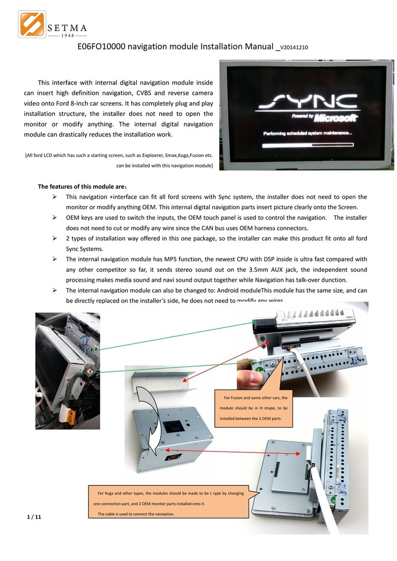 Setma E06FO10000 installation manual