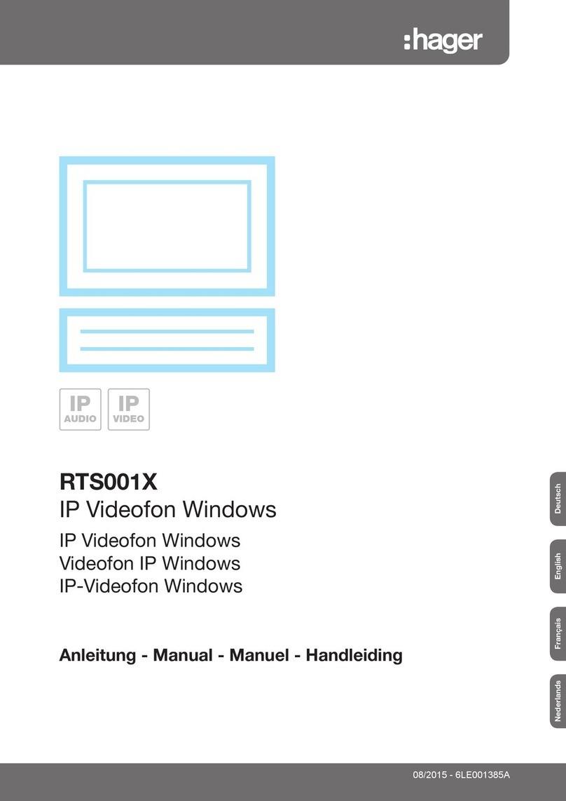 hager RTS001X User manual
