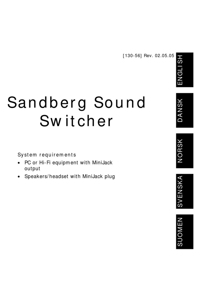 Sandberg 130-56 manual Sandberg 130-56 manual