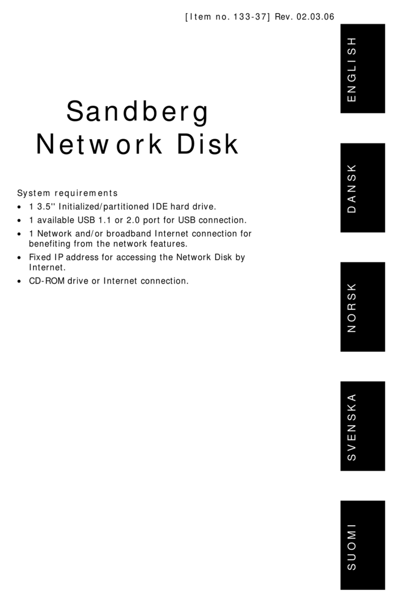 Sandberg 133-37 manual