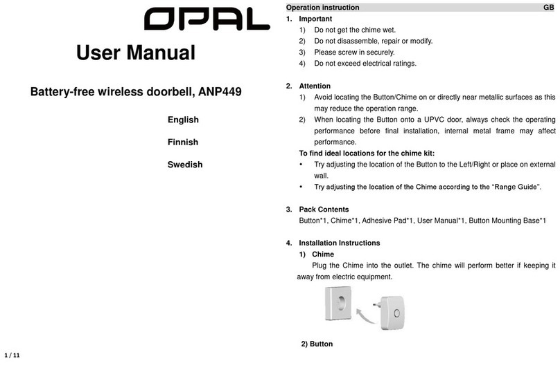 Opal ANP449 user manual