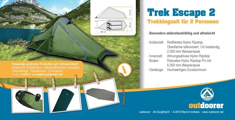 outdoorer Trek Escape 2 Setup instructions