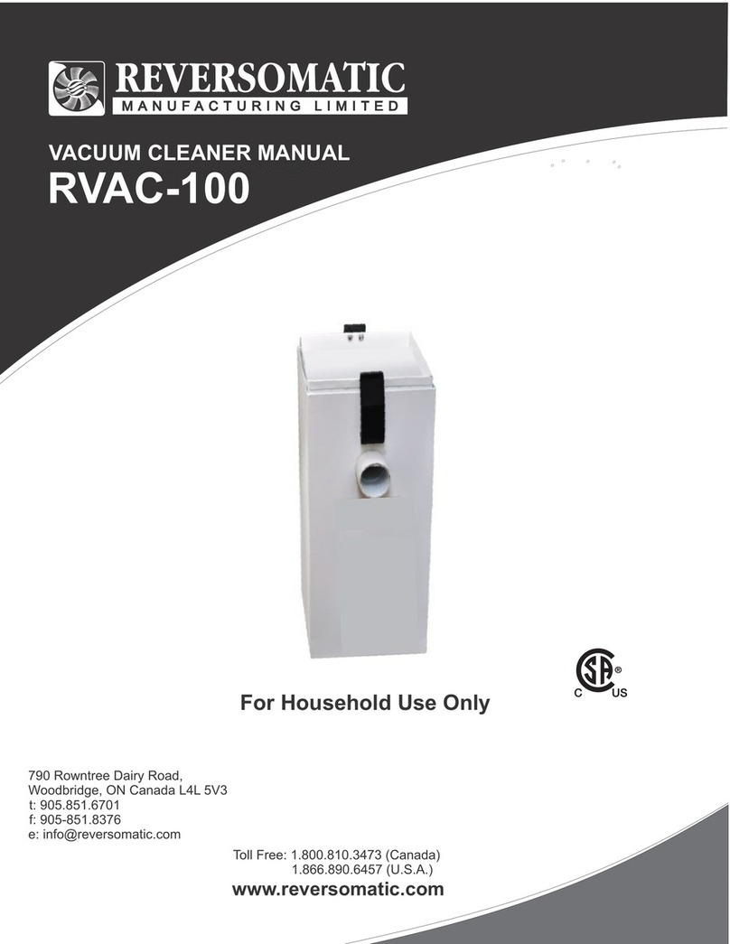 Reversomatic RVAC-100 manual