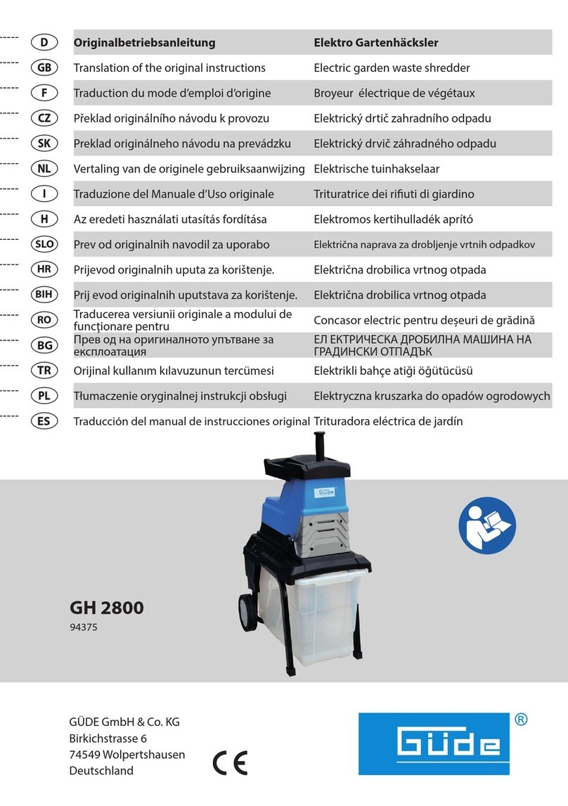Gude GH 2800 Translation of the original instructions