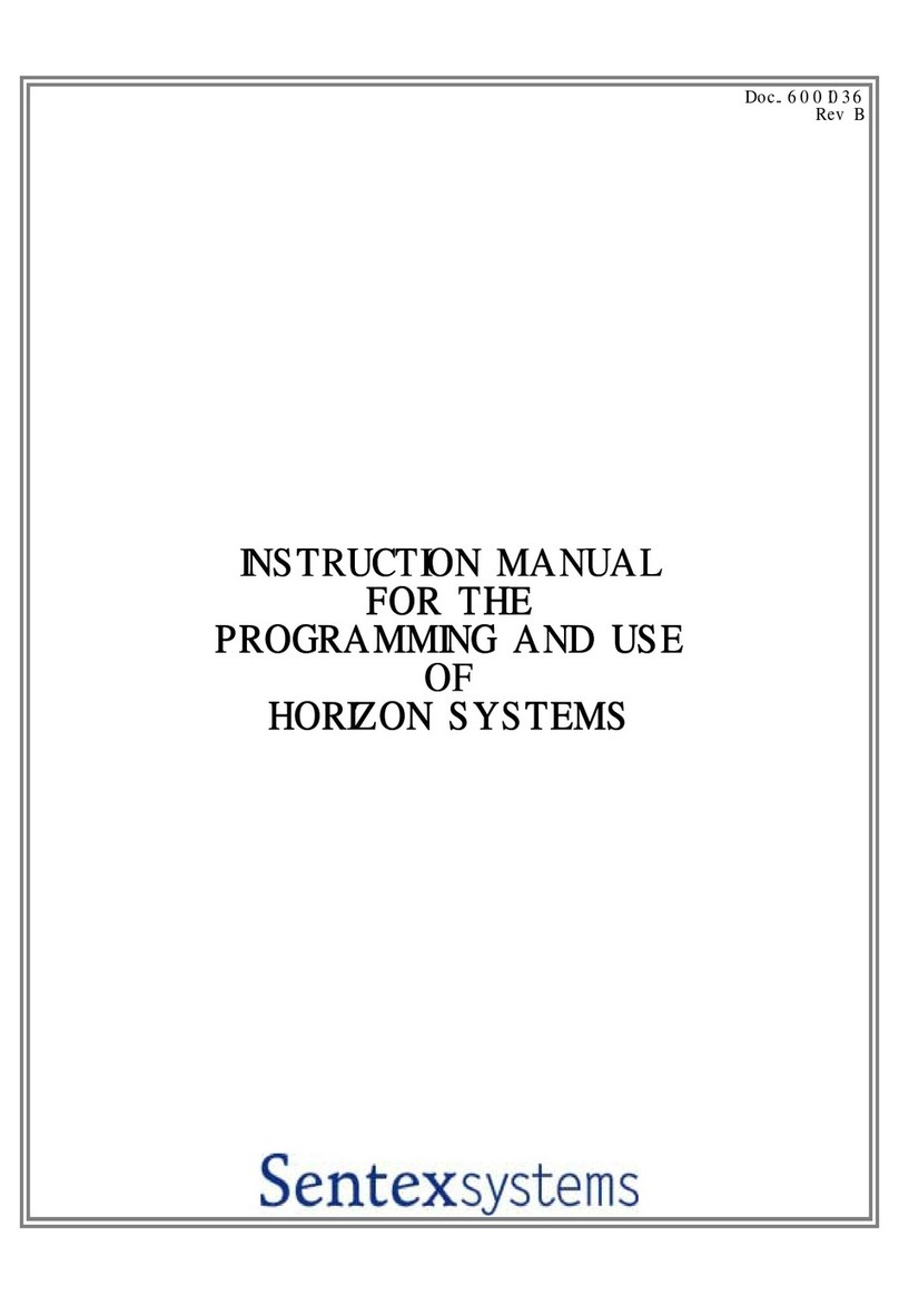SentexSystems HORIZON instruction manual