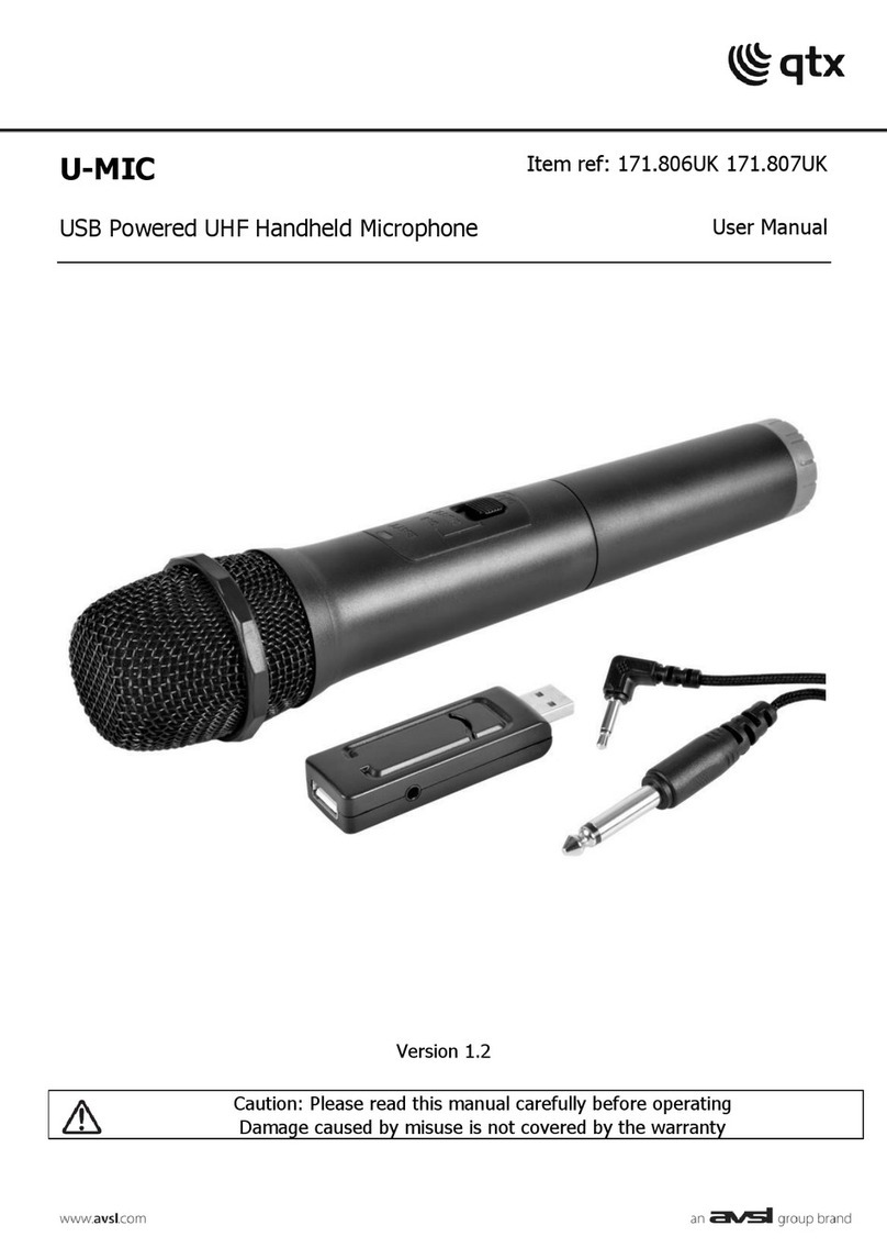 Qtx U-MIC Series user manual