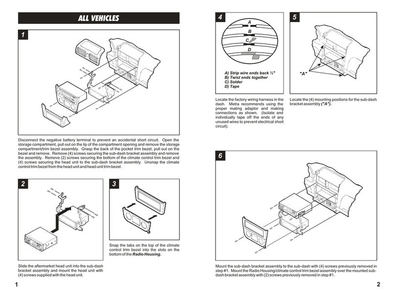 Metra Electronics 99-7414 installation instructions Metra Electronics 99-7414 installation instructions