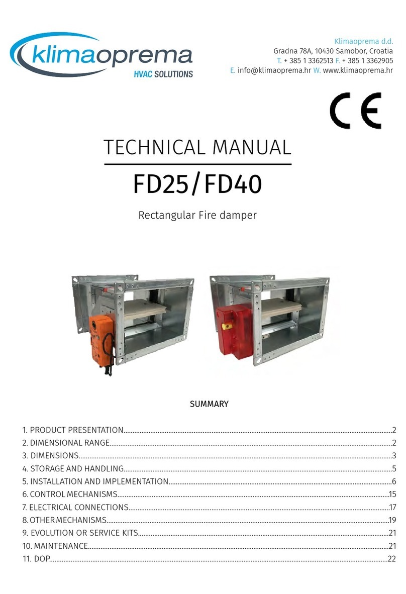 klimaoprema FD25 Technical manual klimaoprema FD25 Technical manual