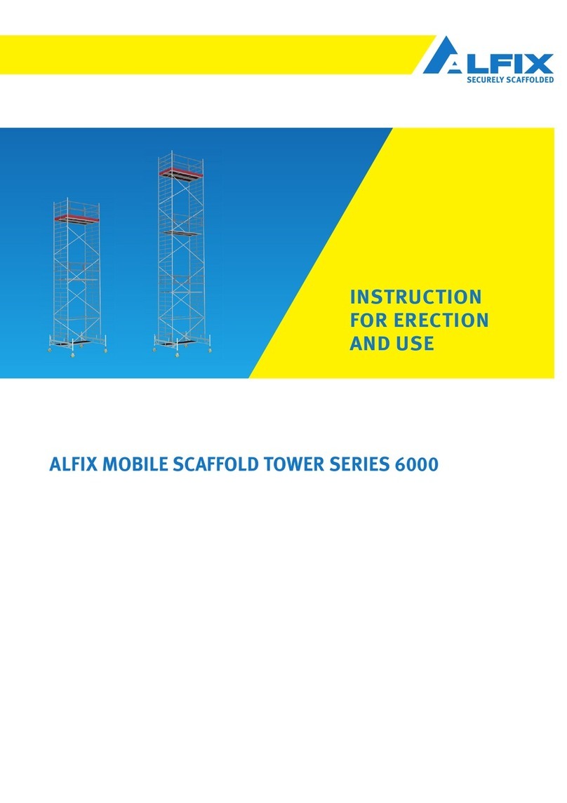 ALFIX 6000 Series INSTRUCTION FOR ERECTION AND USE