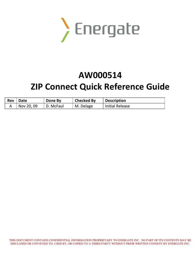Energate ZIP Connect User manual