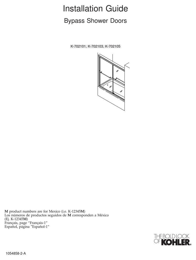 Kohler K-702101 User manual Kohler K-702101 User manual