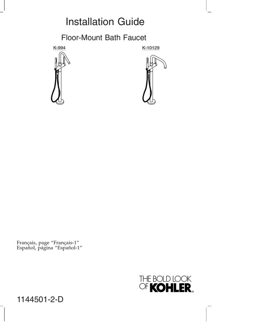 Kohler K-994 User manual