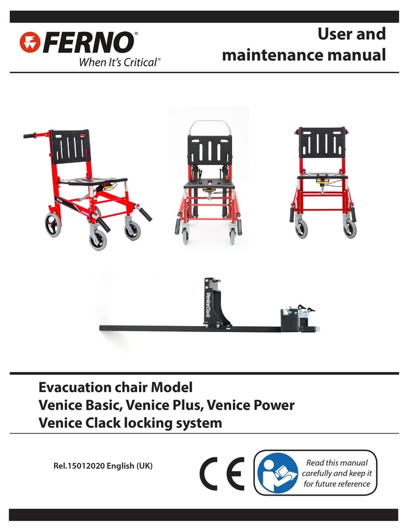 Ferno Venice Basic User and maintenance manual