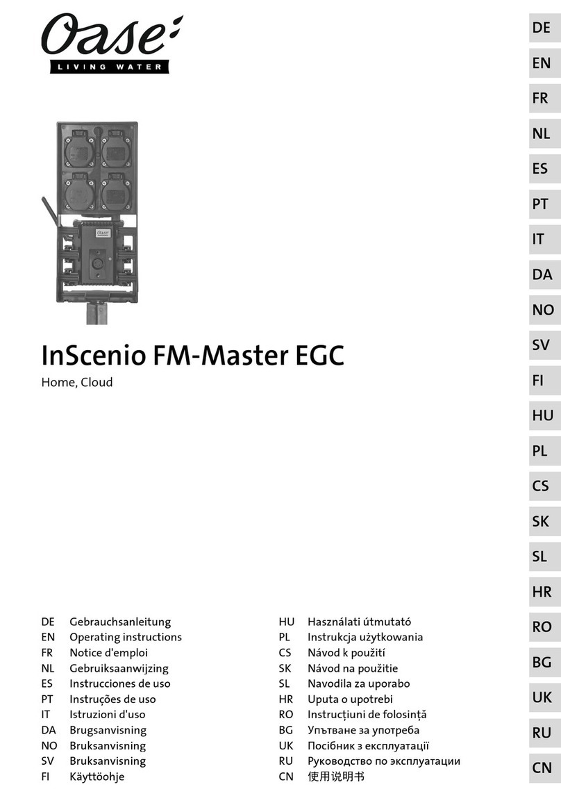 Oase InScenio FM-Master EGC operating instructions