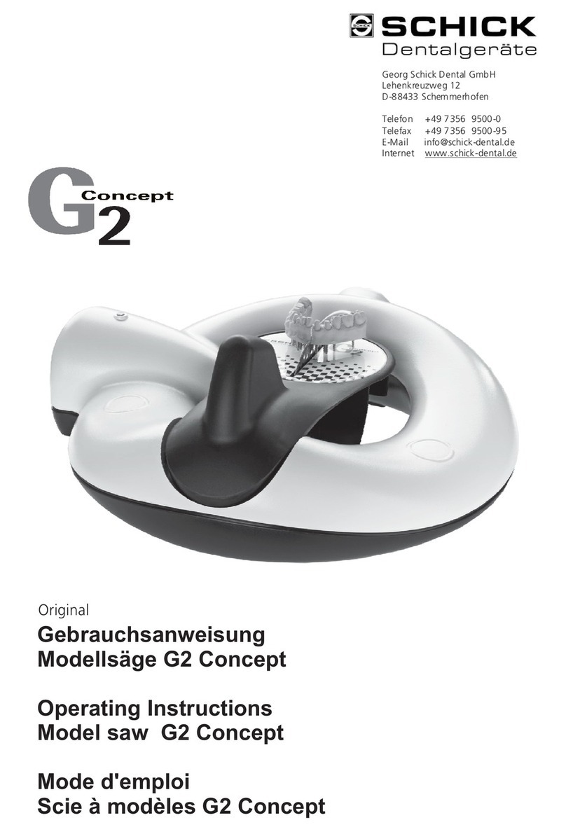 Schick G2 Concept operating instructions