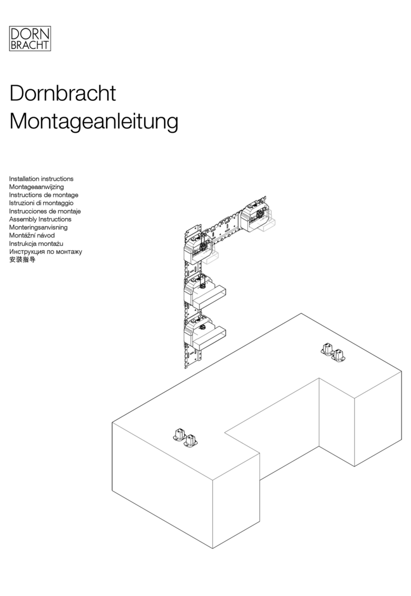 Dornbracht Comfort Shower installation instructions