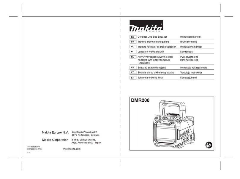 Makita DMR200 User manual Makita DMR200 User manual
