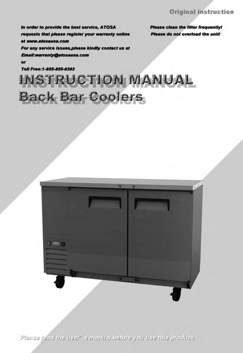 Atosa MBB48GR instruction manual