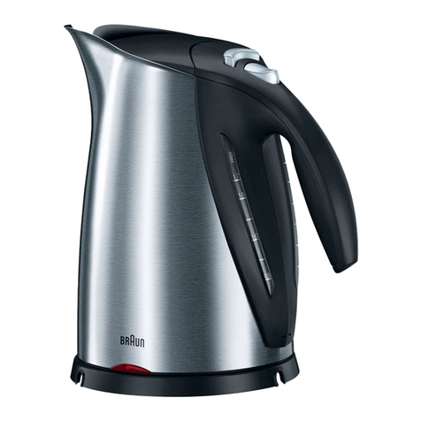 Braun Impression WK 600 User manual