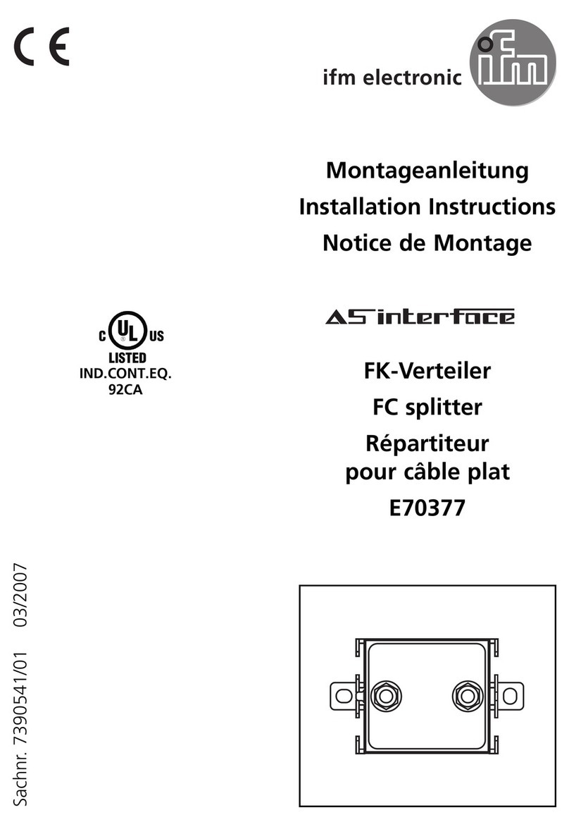 IFM E70377 User manual