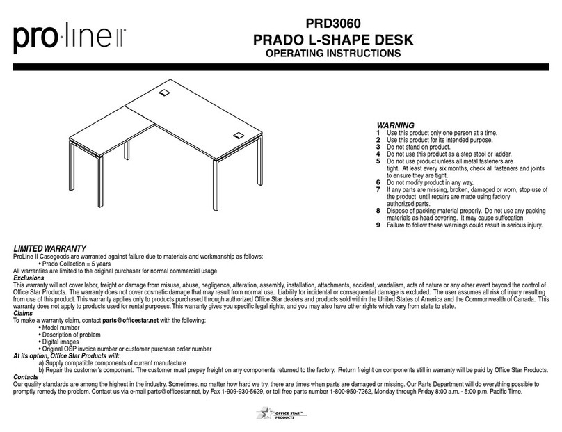 Pro-Line II PRADO PRD3060 User manual