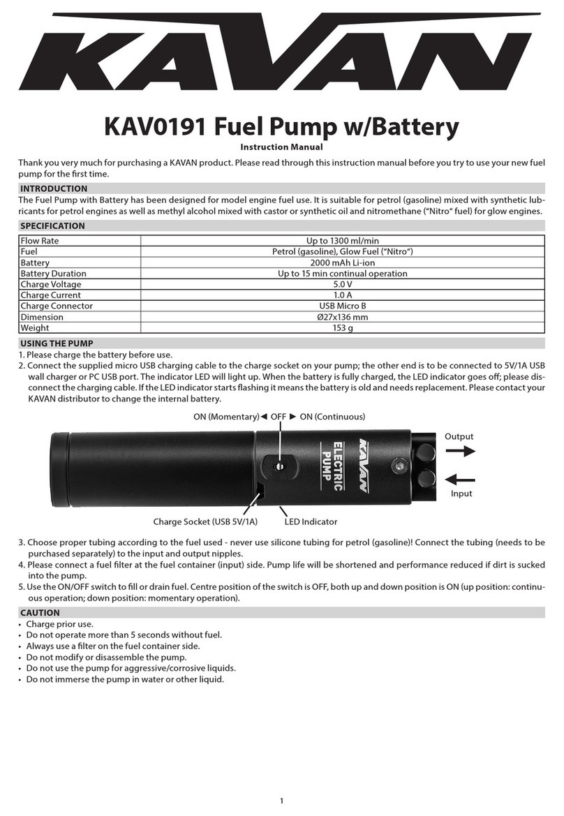 Kavan KAV0191 instruction manual