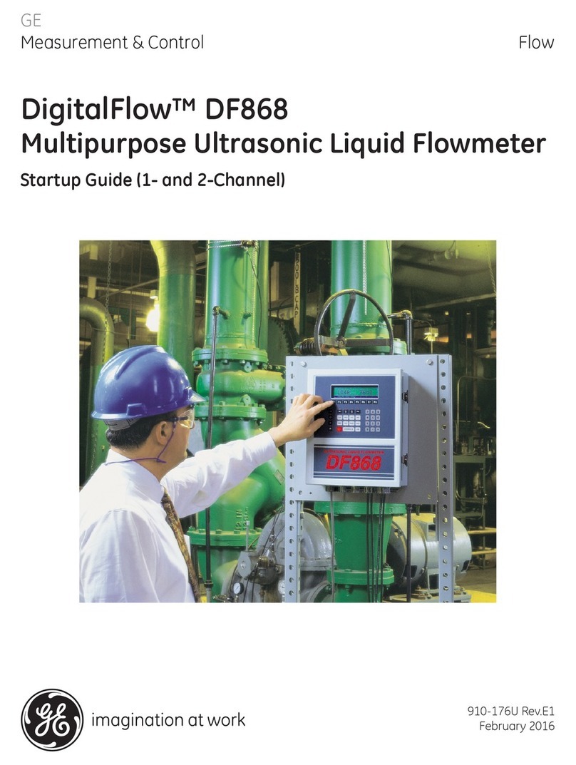 GE DigitalFlow DF868 User guide
