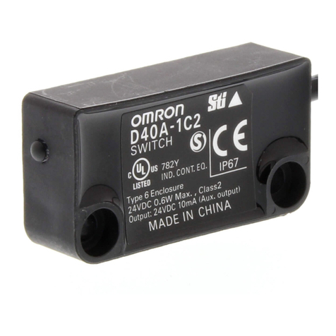 Omron G9SX Series User manual