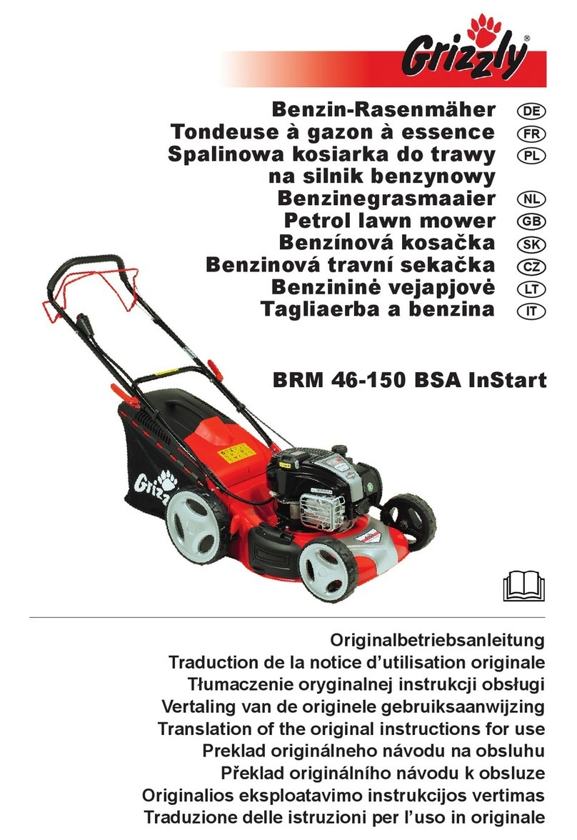 Grizzly Tools BRM 46-150 BSA InStart Operating and installation instructions Grizzly Tools BRM 46-150 BSA InStart Operating and installation instructions