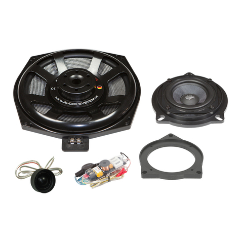 Audiosystem X 200 BMW PLUS EVO User manual