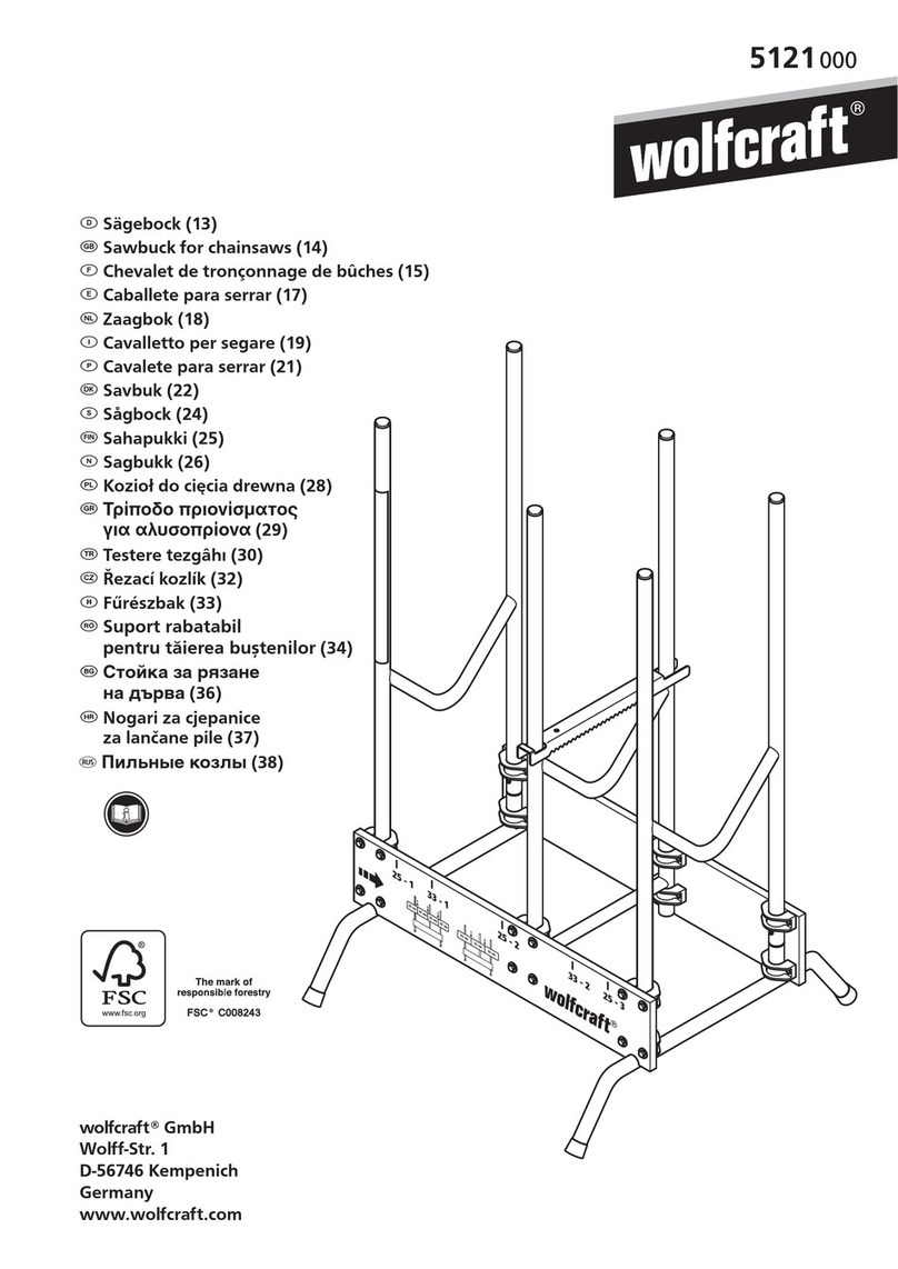 Wolfcraft 5121000 installation instructions