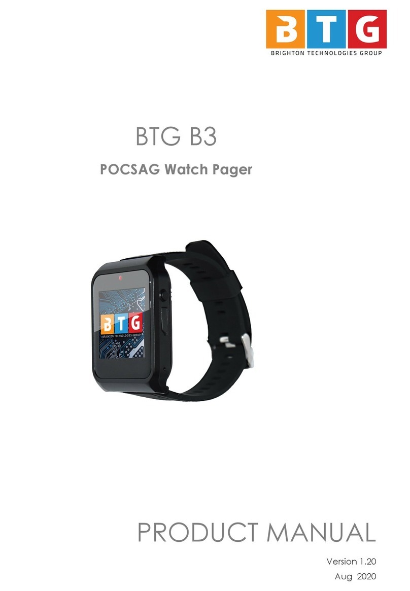 BTG B3 product manual