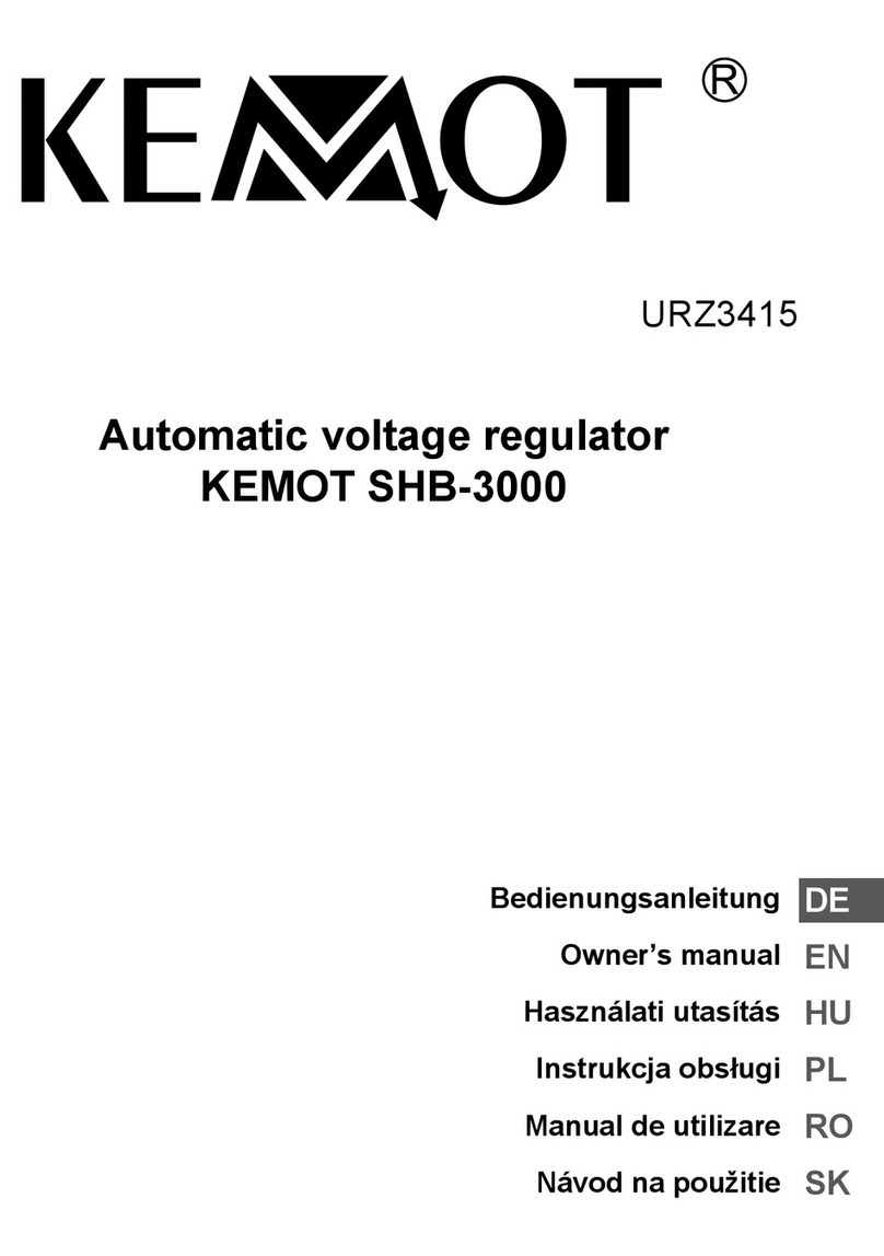 Kemot SHB-3000 owner's manual