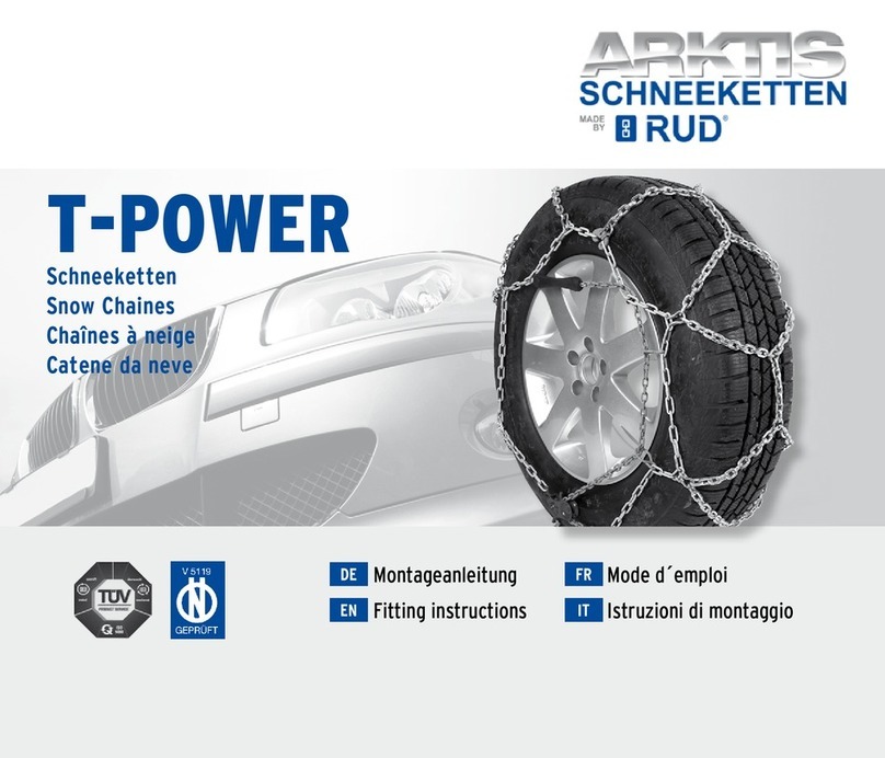RUD ARKTIS SCHNEEKETTEN T-POWER User manual