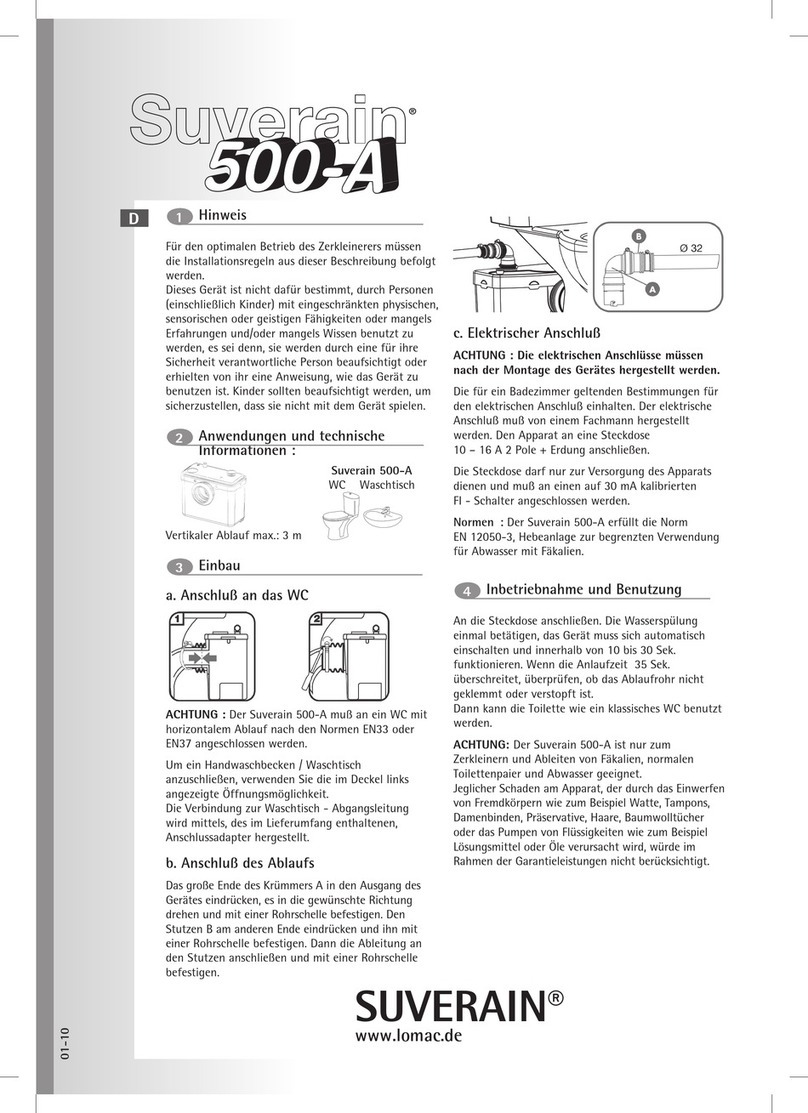 LOMAC Suverain 500-A User manual