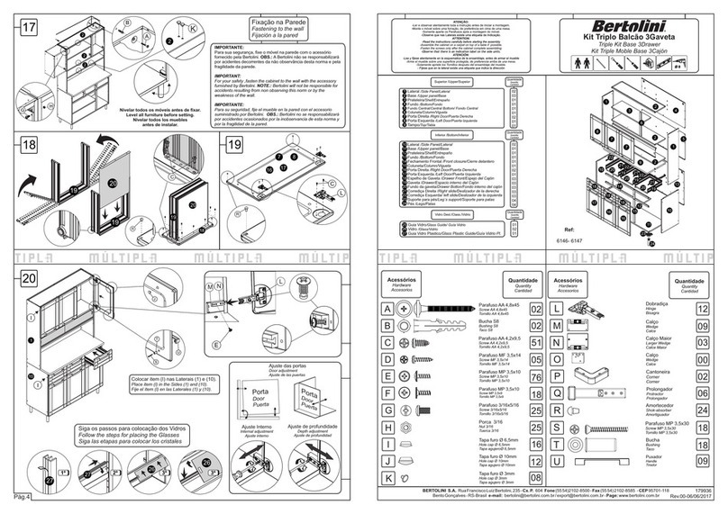 Bertolini 6146- 6147 manual Bertolini 6146- 6147 manual