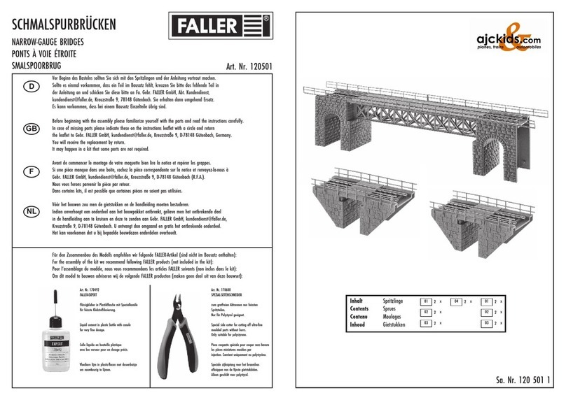 Faller 120501 User manual