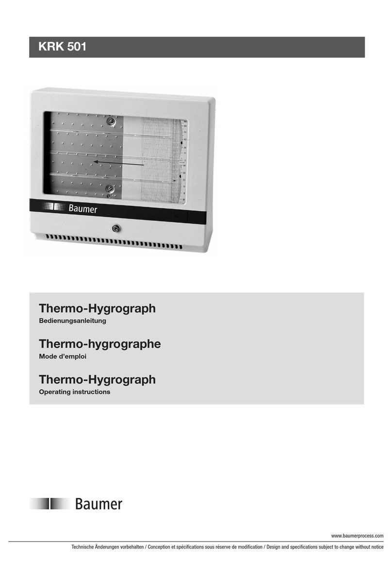 Baumer KRK 501 operating instructions
