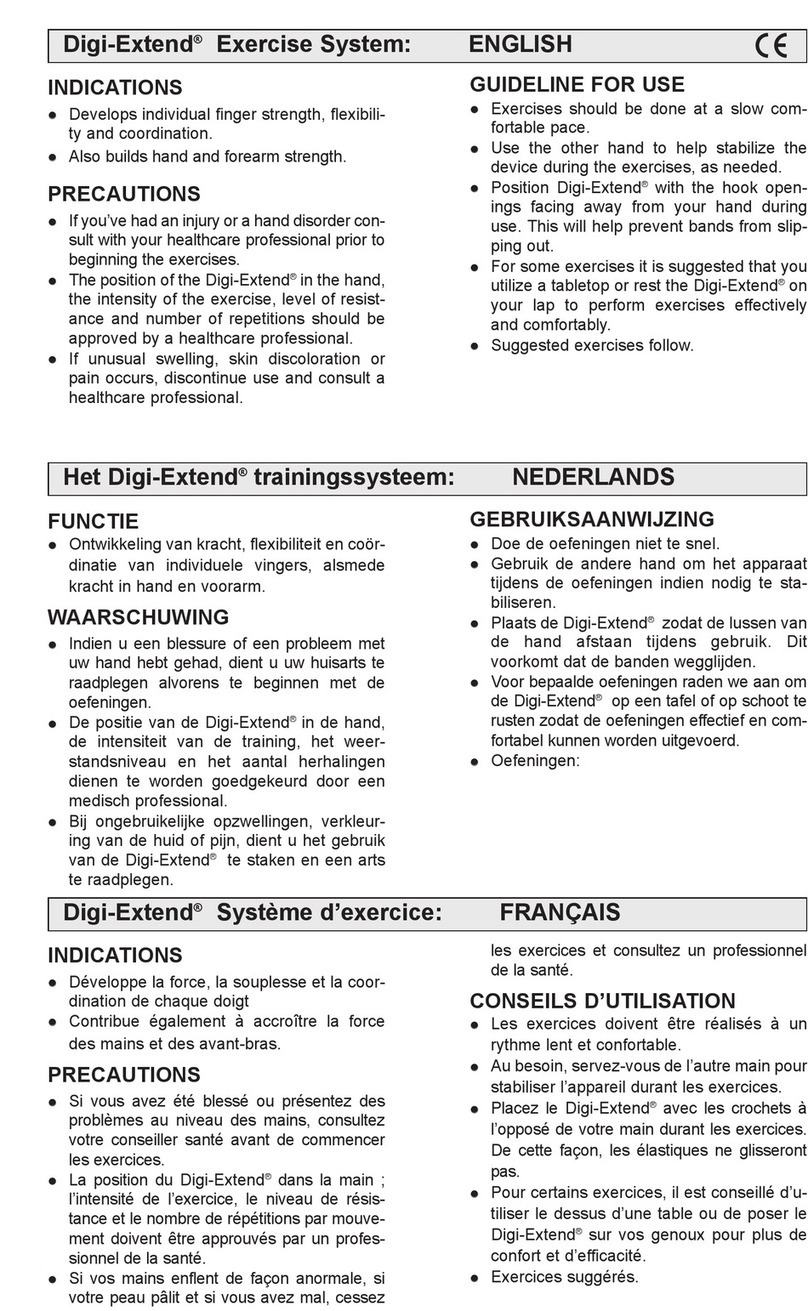 Procare Digi-Extend Exercise System manual Procare Digi-Extend Exercise System manual