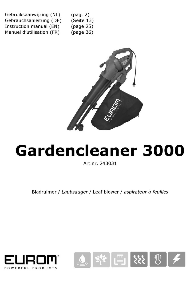 EUROM Gardencleaner 3000 instruction manual