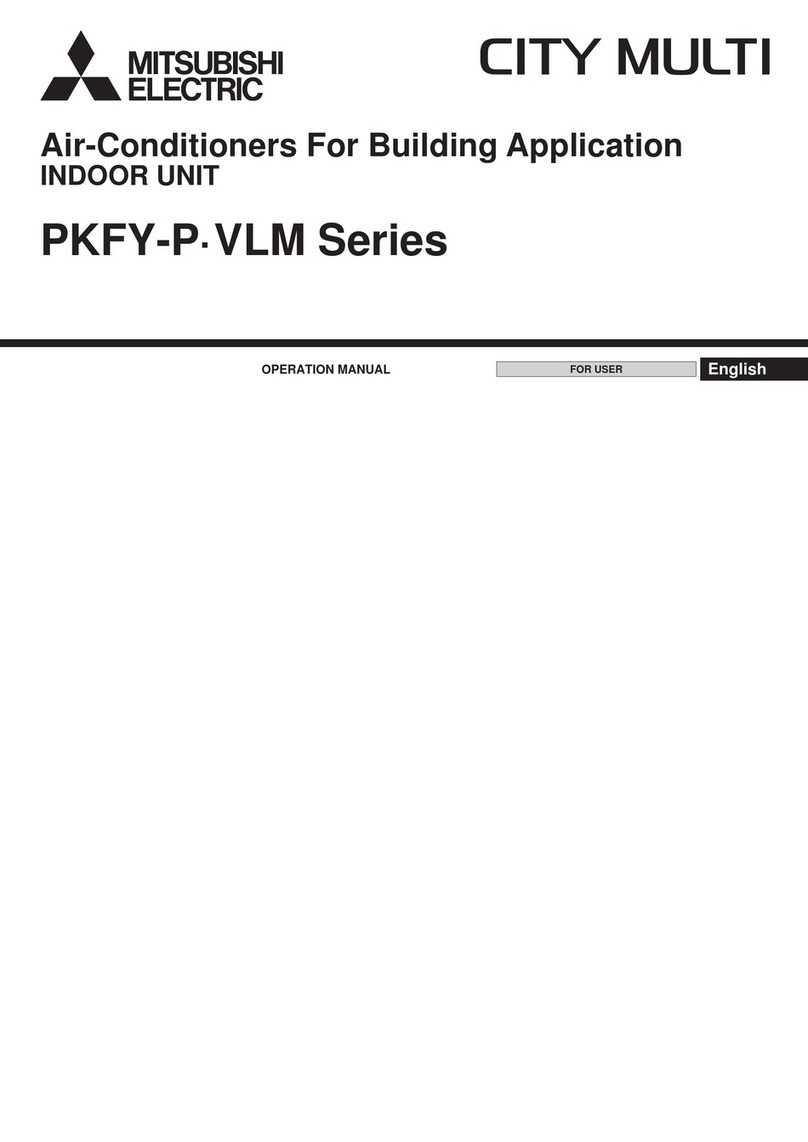 Mitsubishi Electric CITY MULTI PKFY-P VLM Series User manual